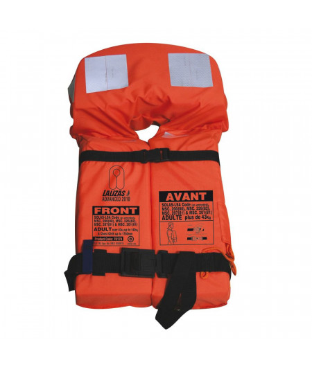 LALIZAS Brassière Advanced pliable SOLAS adulte 43Kg