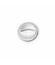 NUOVA RADE Bouche aération plastique ronde fendue blanche Ø8