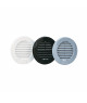 NUOVA RADE Grille aeration plastique ronde grise Ø76 mm