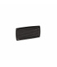 NUOVA RADE Grille aeration plastique rectangulaire noire 200