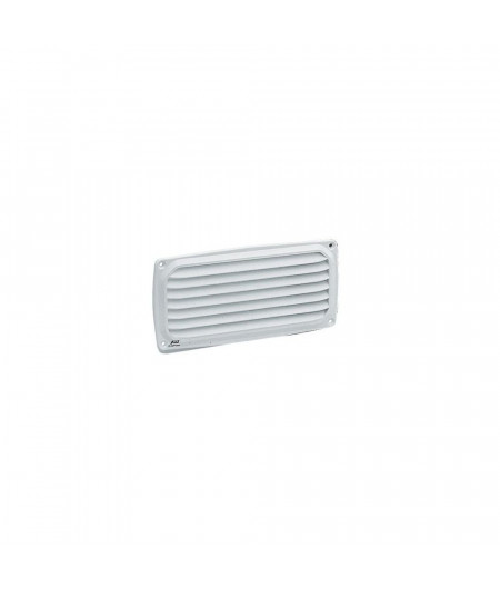 NUOVA RADE Grille aeration plastique rectangulaire blanche 2
