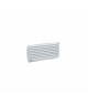 NUOVA RADE Grille aeration plastique rectangulaire blanche 2