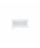 NUOVA RADE Grille aeration plastique rectangulaire blanche 2