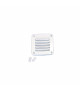NUOVA RADE Grille aeration plastique blanche 118 x118 mmVRAC