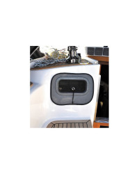 PLASTIMO Moustiquaire 490x230 mm pour hublot, les 2