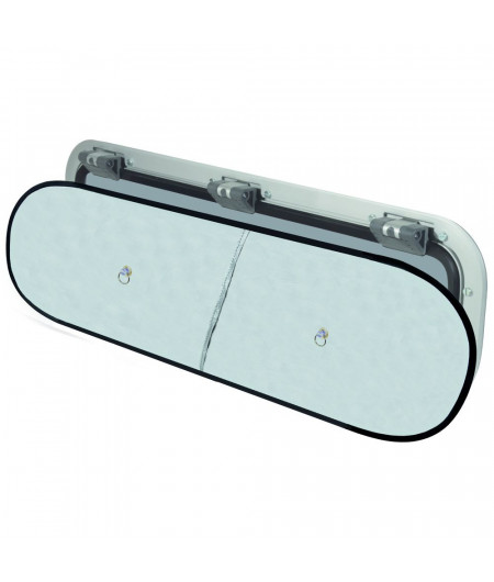 PLASTIMO Rideau occultant/moustiquaire 70 x300 mm pour hublo