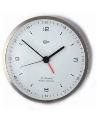 BARIGO Pentable pendule blanche avec alarme