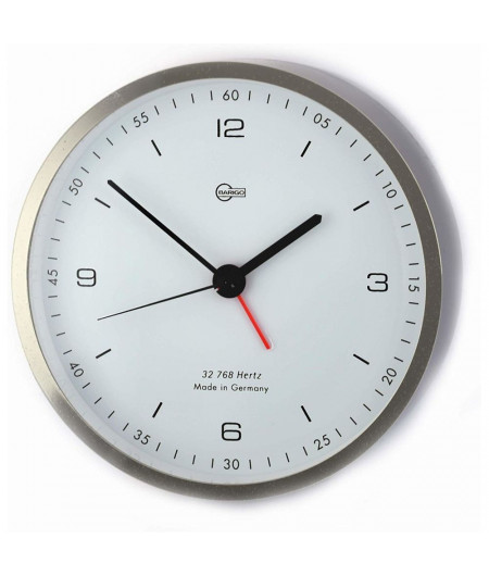 BARIGO Pentable pendule blanche avec alarme