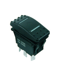 Interrupteur à bascule lumineux 25A on/off/mom