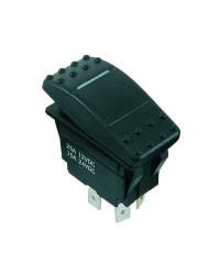 Interrupteur à bascule lumineux 25A off/mom