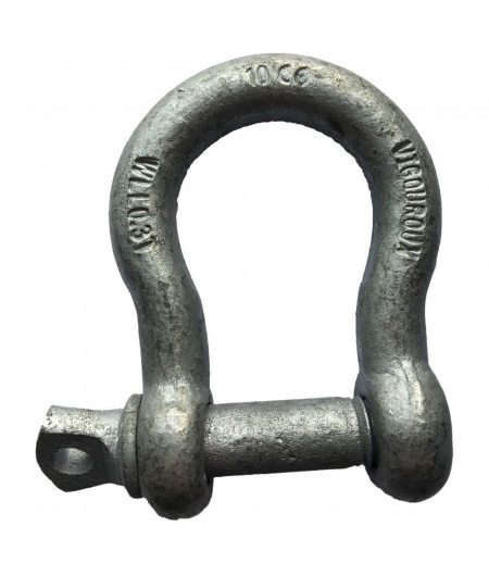 Manille lyre galva marquée Ø22mm vrac