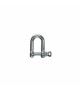 VIGOUROUX Manille galva droite 6mm VRAC
