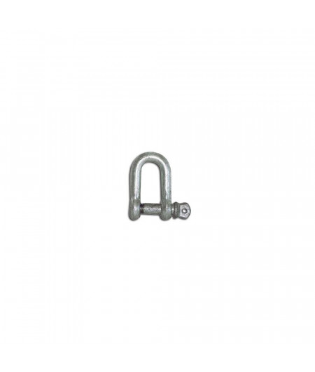 Manille droite galva marquée Ø14mm vrac