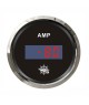 Ampèremètre numérique - cadran noir - lunette polie - 12/24V