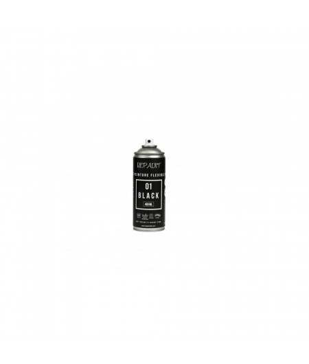REPAINT Bombe peinture acrylique pour retouche Noir 9004