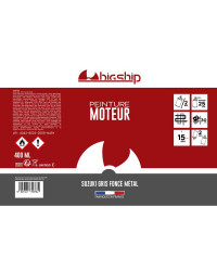 Bombe de peinture Suzuki gris foncé métallisé 400 ml