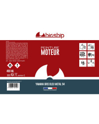 Bombe de peinture Yamaha gris métallisé 400 ml