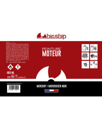 Bombe de peinture Mercury/Mercruiser noir 400 ml