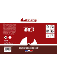 Bombe de peinture primer antirouille brun rouge 400 ml