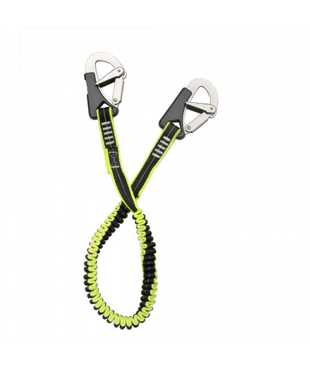 PLASTIMO Longe élastique safe 2 mousquetons double sécu