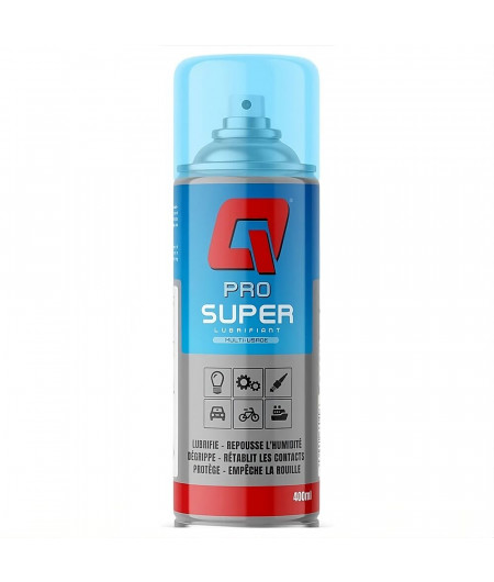 QPRO Lubrifiant sans silicone dégrippant chasseur d'humidité