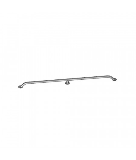 SDI Main courante inox Ø25mm X 1150 mm 3 points de fixation