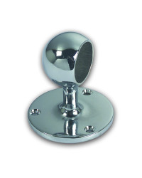 FORESTI Embout terminaison rampe laiton chromé pour tube Ø30