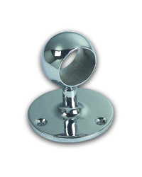 FORESTI Embout intermédiaire rampe laiton chromé pour tube Ø