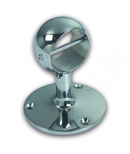 FORESTI Embout intermediaire rampe laiton chromé cordage Ø36