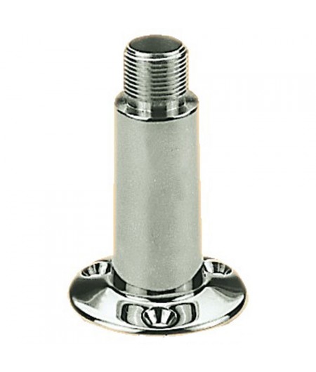 Embase d'antenne VHF inox - fixe plat pont