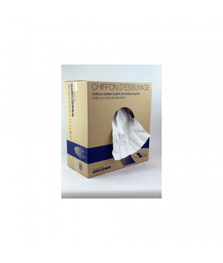 Sac chiffons blanc 1kg