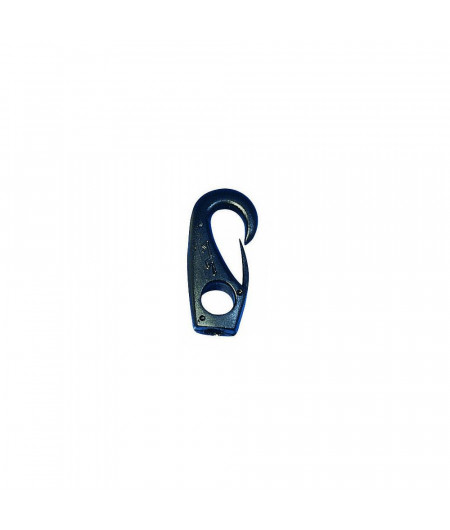 NUOVA RADE Mousqueton nylon noir Ø6mm vrac