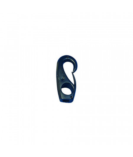 NUOVA RADE Mousqueton nylon noir Ø8mm vrac