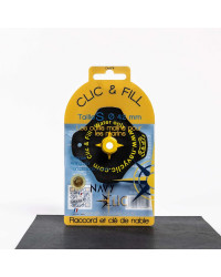 NAVY CLICK RACCORD DE NABLE CLIC & FILL taille S