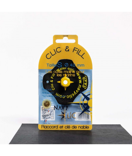 NAVY CLICK RACCORD DE NABLE CLIC & FILL taille S