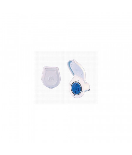 NUOVA RADE Nable eau Ø38mm plastique blanc avec cache