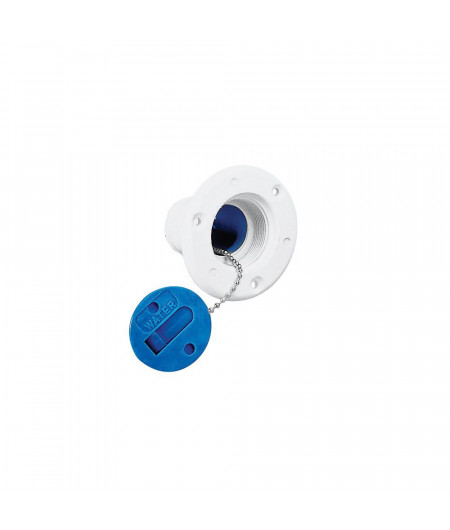 NUOVA RADE Nable eau Ø38mm plastique bouchon bleu