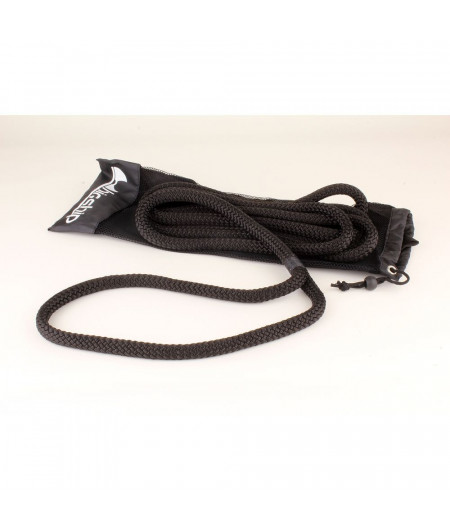 LIROS Amarre Handy Elastic 16mm noire longueur 10m
