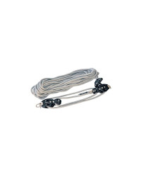 SELDEN Palan 4:1 à billes Ø40mm + cordage Ø7mm x 18m