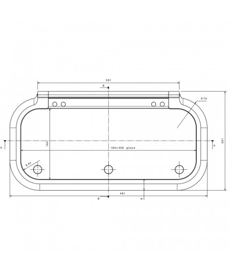 GOIOT Glace bleue panneau Intégration 41.17
