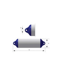 OCEAN Pare-battage H6 blanc