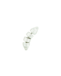 PLASTIMO Pare-battage articulé blanc 12x48cm