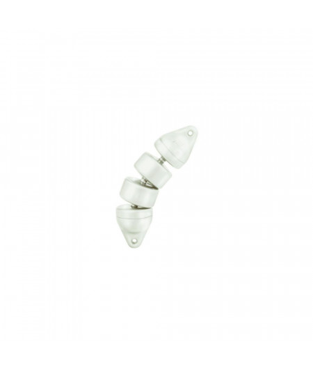 PLASTIMO Pare-battage articulé blanc 12x48cm