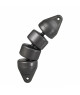 PLASTIMO Pare-battage articulé noir 12 x48cm