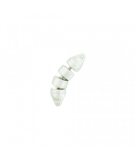 PLASTIMO Pare-battage articulé blanc 15x60cm