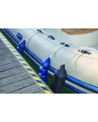 PLASTIMO Pare-battage articulé blanc 15x60cm