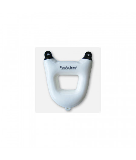 DAN FENDER Pare-battage 2 marches blanc