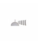 MAJONI Pare battage traversant blanc 10x30cm