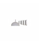 MAJONI Pare battage traversant blanc 15x43cm