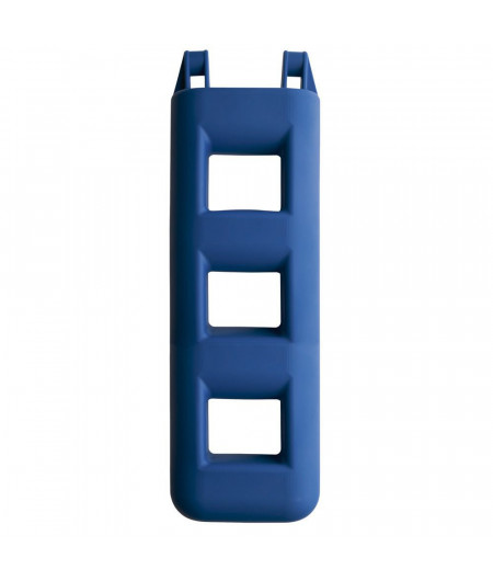 MAJONI Pare-battage échelle 3 marches bleu